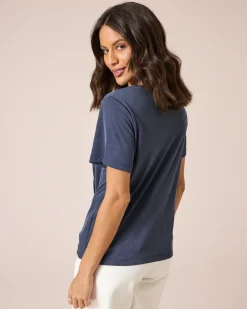 Shirt mit Drapé-Detail