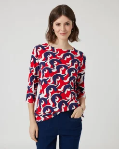 Shirt mit Fantasiedruck