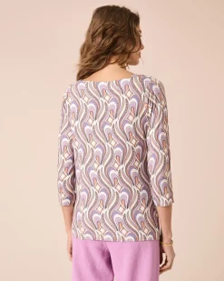 Shirt mit Fantasie-Druckmix