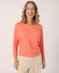 Shirt mit Fledermausärmeln
