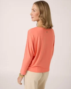 Shirt mit Fledermausärmeln