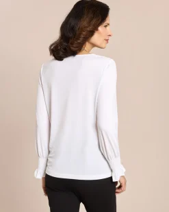 Shirt mit gesmoktem Ärmel