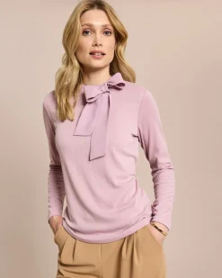 Shirt mit großer Schleife