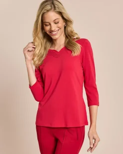 Shirt mit Herz-Ausschnitt