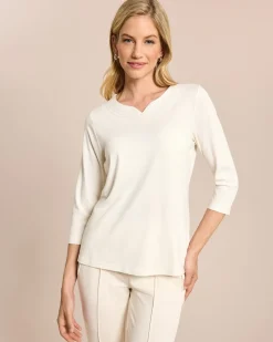 Shirt mit Herz-Ausschnitt
