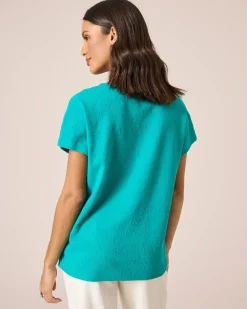 Shirt mit Herz-Jacquard