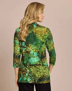 Shirt mit Kettendetail