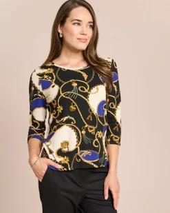 Shirt mit Kettenprint