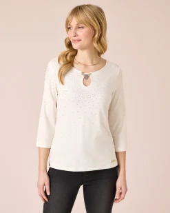 Shirt mit Keyhole