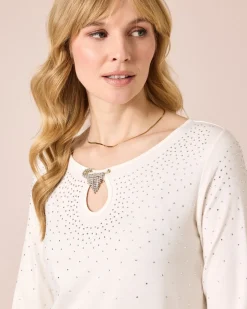 Shirt mit Keyhole
