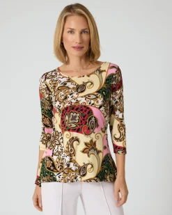 Shirt mit Knopfleiste am Rücken
