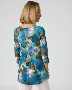 Shirt mit Knopfleiste am Rücken