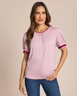 Shirt mit Kragen- und Ärmeldetails