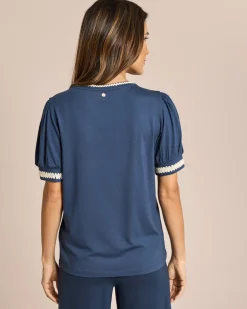 Shirt mit Kragen- und Ärmeldetails