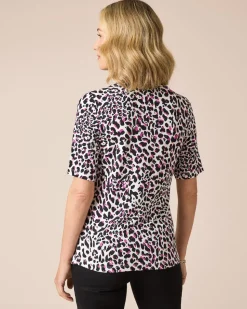 Shirt mit Leokopfdruck