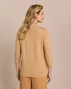 Shirt mit Leoparden-Strassprint