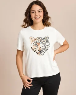 Shirt mit Leoprint