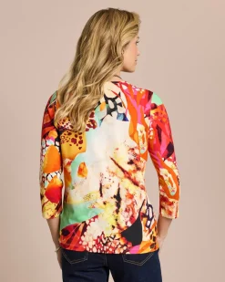 Shirt mit modischem Druck