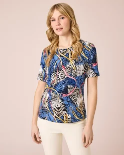 Shirt mit modischem Druck