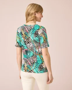 Shirt mit modischem Druck