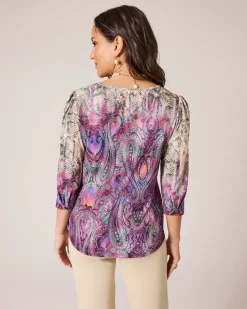Shirt mit Paisley-Druck
