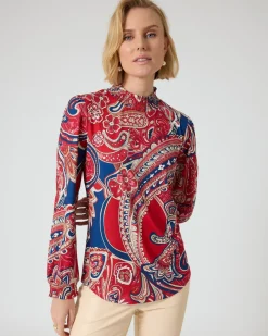 Shirt mit Paisley-Print