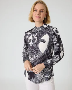 Shirt mit Paisley-Print