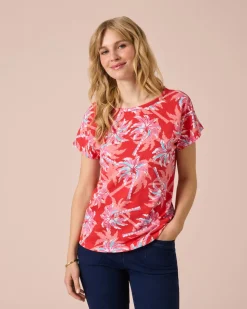 Shirt mit Palmen-Print