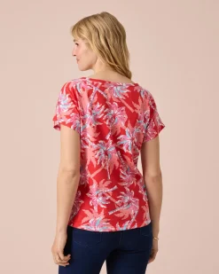 Shirt mit Palmen-Print