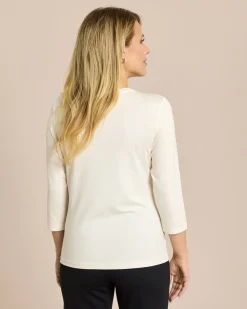 Shirt mit Perlendeko