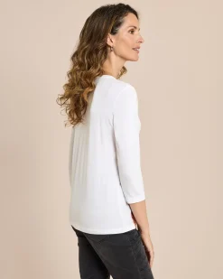 Shirt mit platziertem Tigerdruck