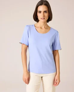 Shirt mit Pompom-Details