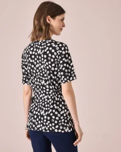 Shirt mit Punktedruck