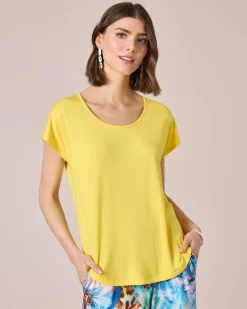 Shirt mit Rückenausschnitt