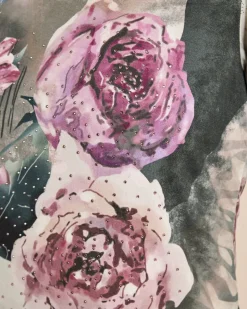 Shirt mit Rosen-Animal-Druck
