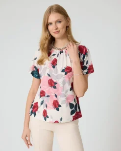 Shirt mit Rosen-Print