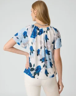 Shirt mit Rosen-Print