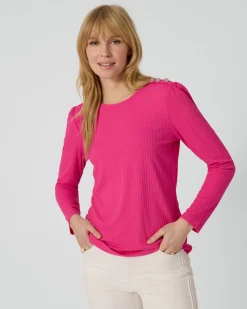 Shirt mit Silberknöpfen