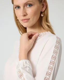 Shirt mit Spitze