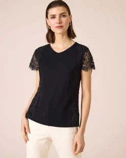 Shirt mit Spitze