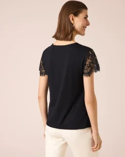 Shirt mit Spitze