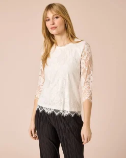 Shirt mit Spitze