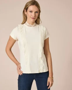 Shirt mit Spitze