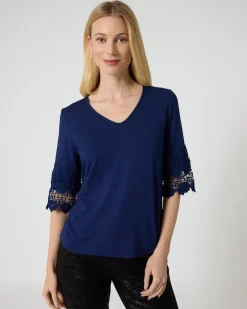 Shirt mit Spitze