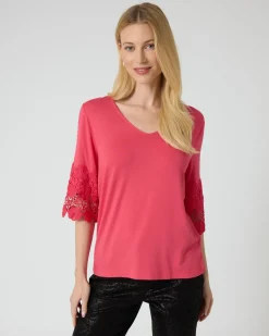 Shirt mit Spitze