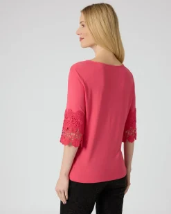 Shirt mit Spitze