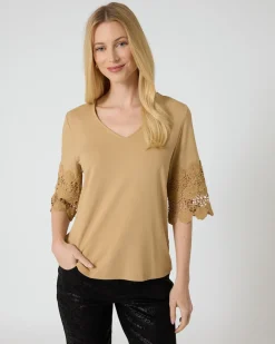 Shirt mit Spitze