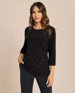 Shirt mit Strassdeko