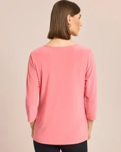 Shirt mit Strassdeko und Falten