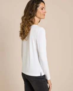 Shirt mit Strasssteinbesatz